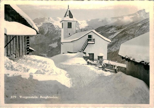 Wergenstein, Bergfrieden Vorderseite