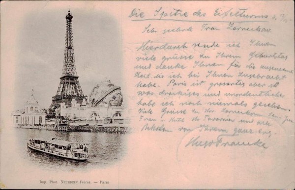 Eiffelturm Vorderseite