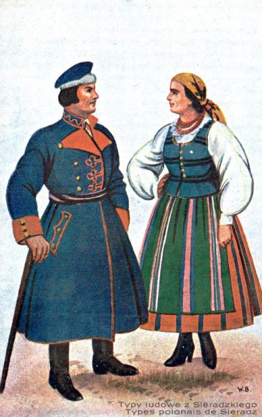 Volkstypen von Sieradzki, Polnische Arten von Sieradz Vorderseite