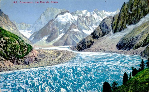 Chamonix, Le Mer de Glacier Vorderseite