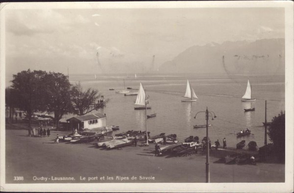 Le port et les Alpes de Savoie, Qucky-Lausanne Vorderseite