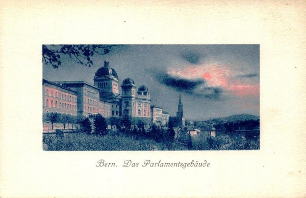 Bern, Das Parlamentsgebäude Vorderseite
