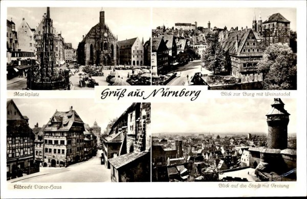 Gruss aus Nürnberg Vorderseite