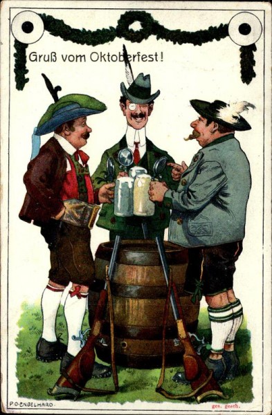 Gruss vom Oktoberfest 1922 Vorderseite