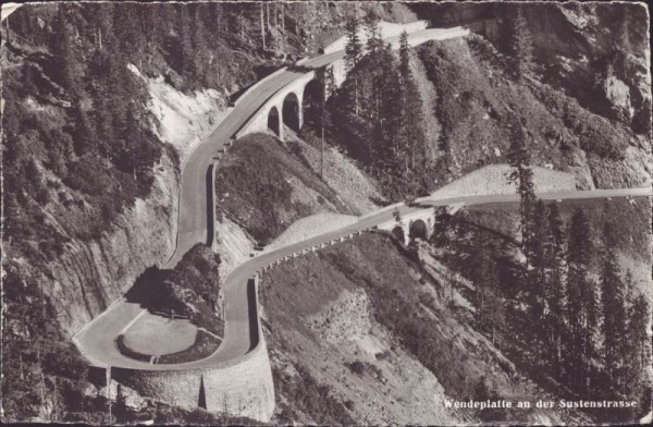 Wendeplatte an der Sustenstrasse