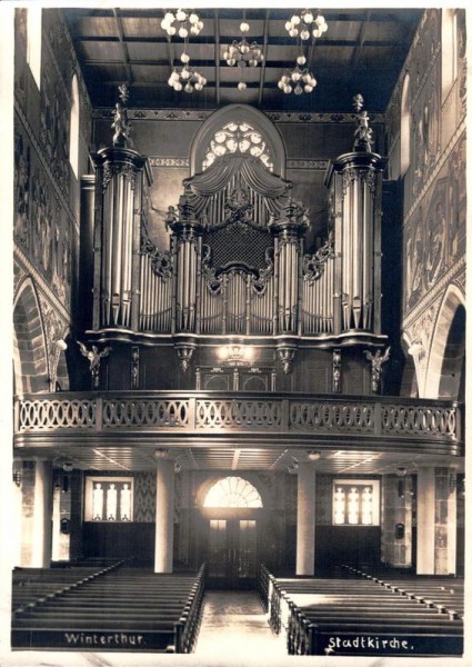 Winterthur. Stadtkirche Vorderseite