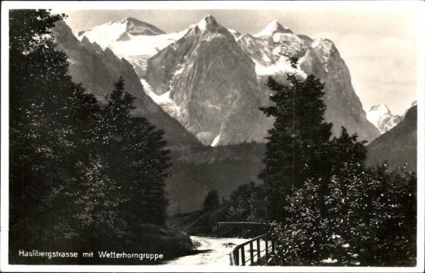 Wetterhorngruppe Vorderseite