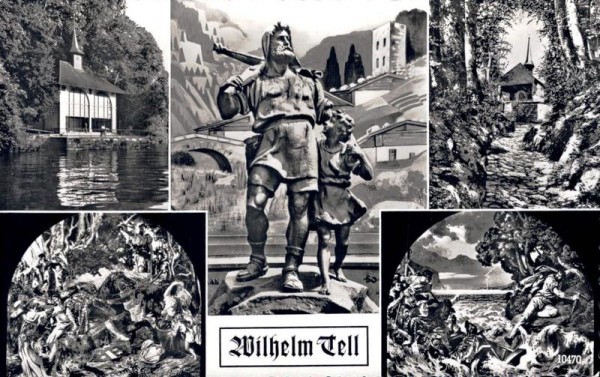 Wilhelm Tell, Telldenkmal, Tellskapelle, Tellskapelle Küssnacht Vorderseite