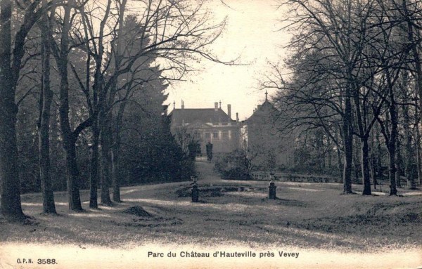 Parc du Chateau d'Hauteville près Vevey Vorderseite