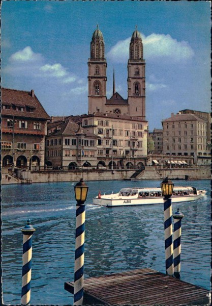 Zürich, Grossmünster Vorderseite
