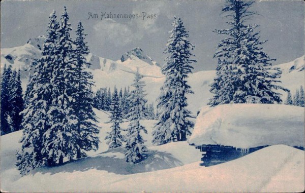 Am Hahnenmoos-Pass Vorderseite