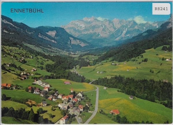 Ennetbühl - Flugaufnahme mit Säntis