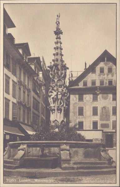 Luzern, Weinmarkt Vorderseite
