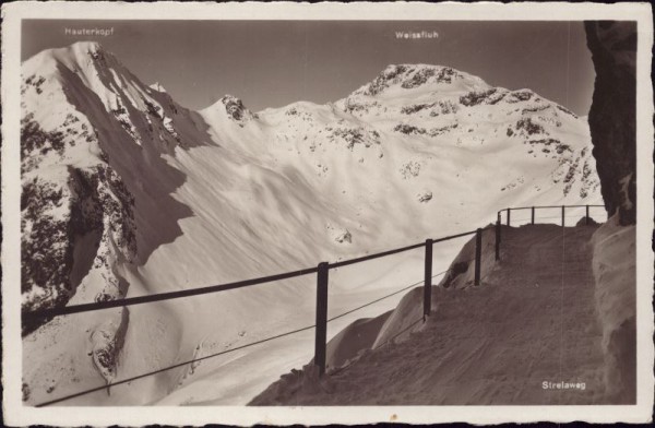 Verbindungsweg, Weissfluhjoch Strelapass