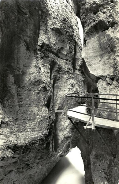 Aareschlucht bei Meiringen Vorderseite