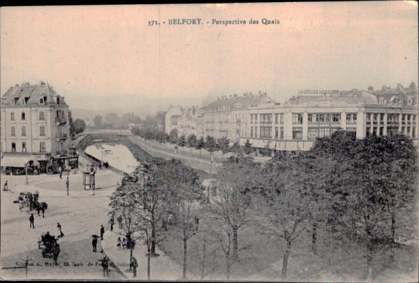 Belfort - Perspective des Quais Vorderseite