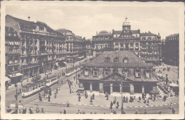 Frankfurt am Main, Schillerplatz mit Hauptwache Vorderseite