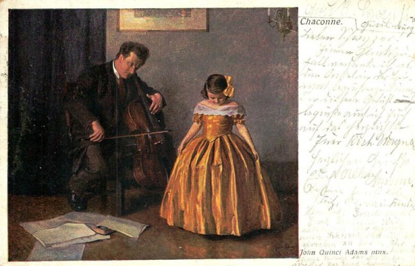 Chaconne, John Quinci Adams Vorderseite