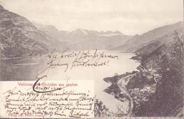 Wallensee von Obstalden aus gesehen