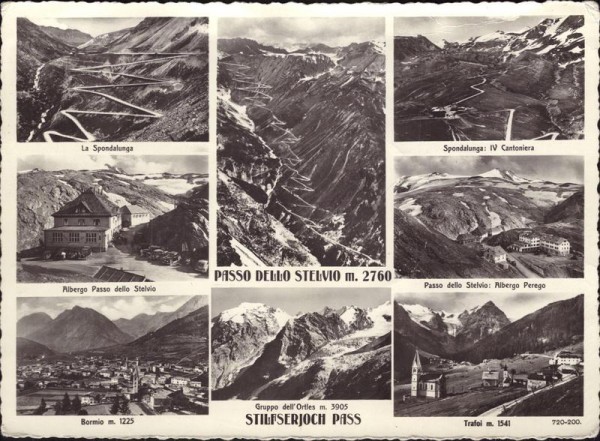Stilfser Joch/Passo dello Stelvio (2757 m) Vorderseite