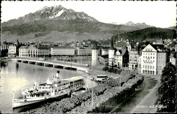 Luzern mit Pilatus Vorderseite