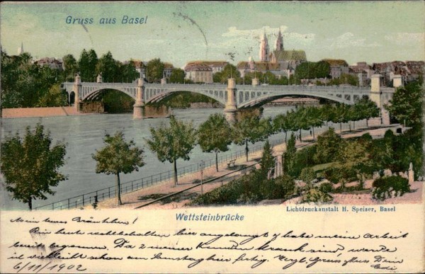 Gruss aus Basel Vorderseite