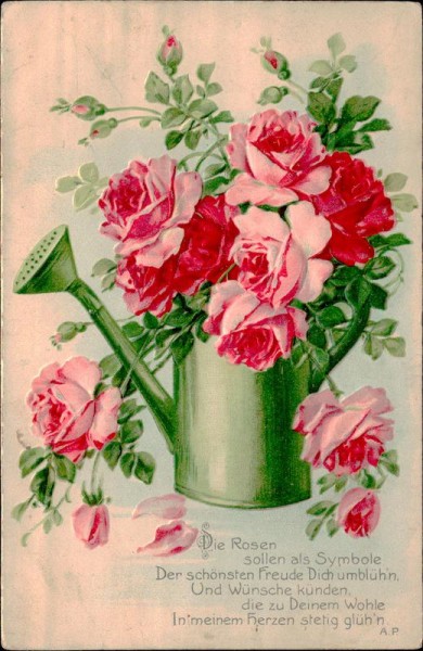 Die Rosen sollen als Symbole... Vorderseite