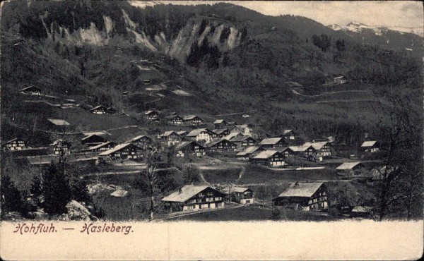 Hohflug - Hasleberg Vorderseite