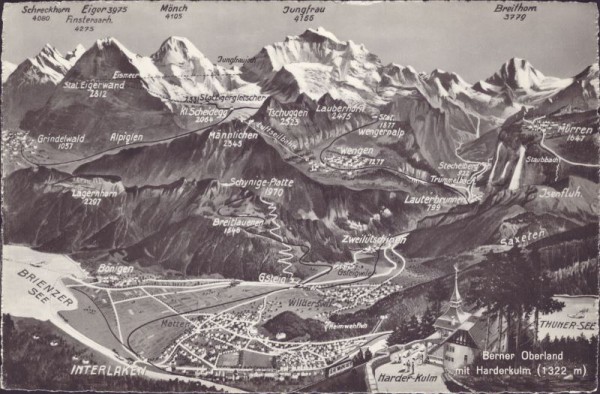 Berner Oberland mit Harderkulm