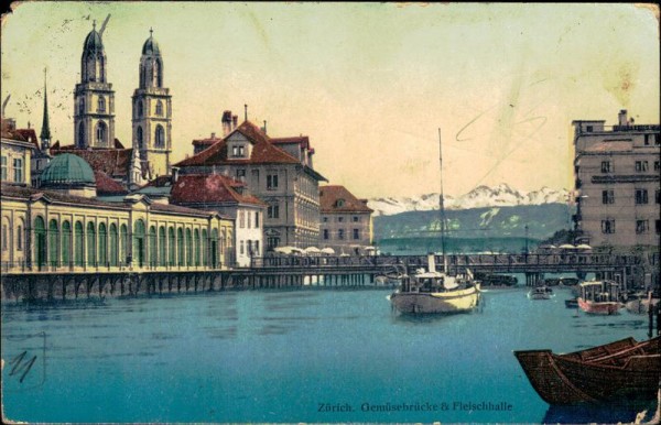 Zürich. Gemüsebrücke&Fleischhalle Vorderseite