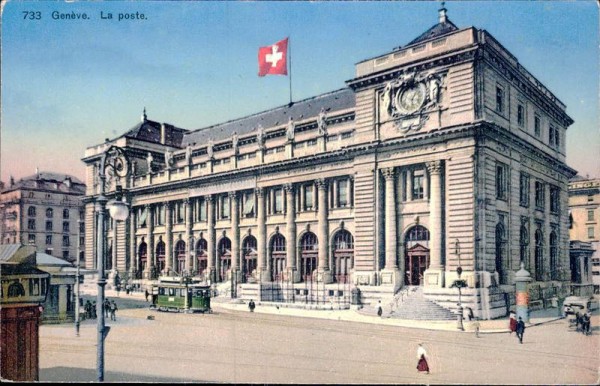 Genève - La poste Vorderseite