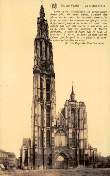 Liebfrauenkathedrale (Antwerpen) Vorderseite