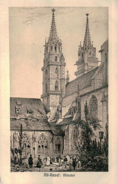 Alt-Basel, Münster Vorderseite
