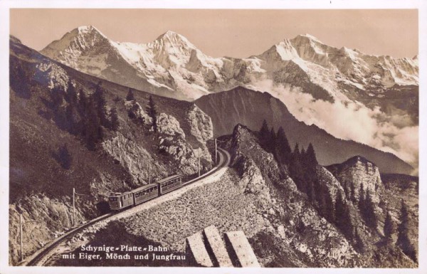 Schynige Platte Bahn - Eiger Mönch Jungfrau