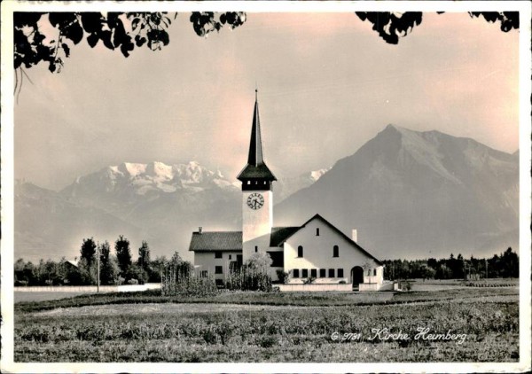 Kirche Heimberg. Vorderseite