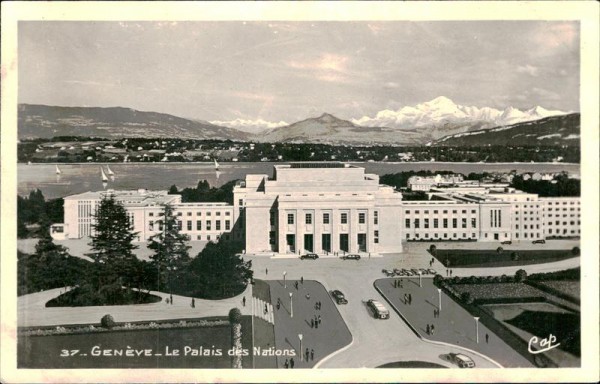 Genève - Le Palais des Nations Vorderseite