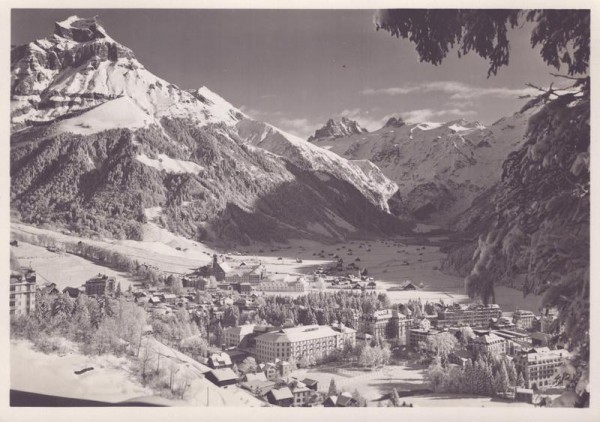 Engelberg mit Hahnen Vorderseite