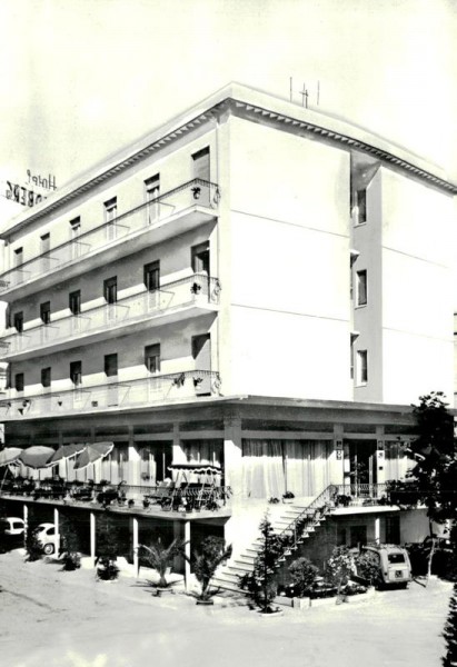 Miramare di Rimini, Hotel Feldberg Vorderseite