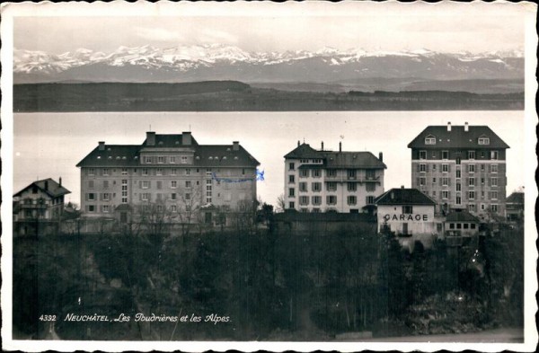 Neuchàtel, les Poudrières et les Alpes Vorderseite