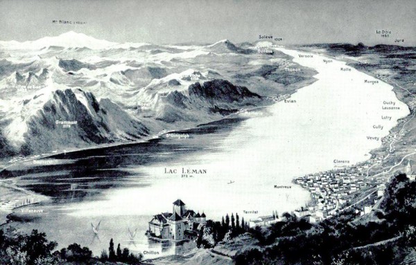 La vue sur le Lac Léman Vorderseite