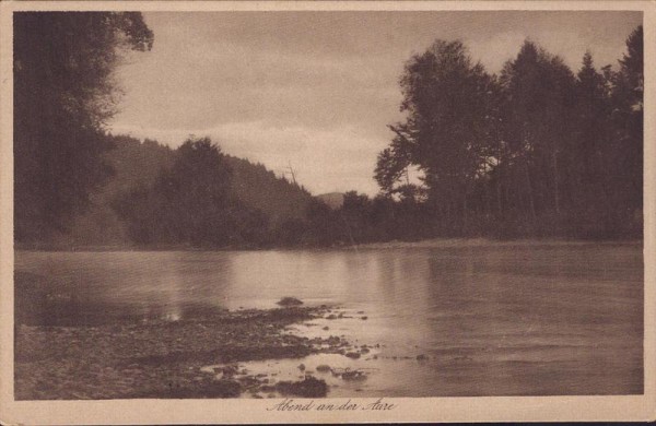 Abend an der Aare Vorderseite