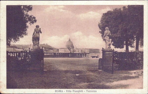 Roma - Villa Pamphili - Terrazza
