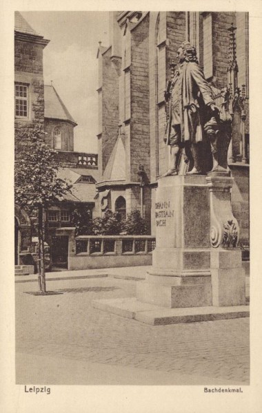 Neues Bach-Denkmal in Leipzig