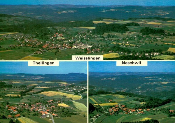 Weisslingen ZH, Theilingen ZH, Neschwil ZH - Flugaufnahmen Vorderseite