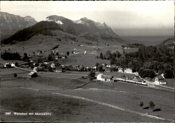 Weissbad mit Säntiskette Vorderseite