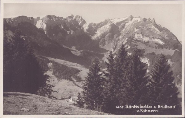 Säntiskette und Brülisau Vorderseite