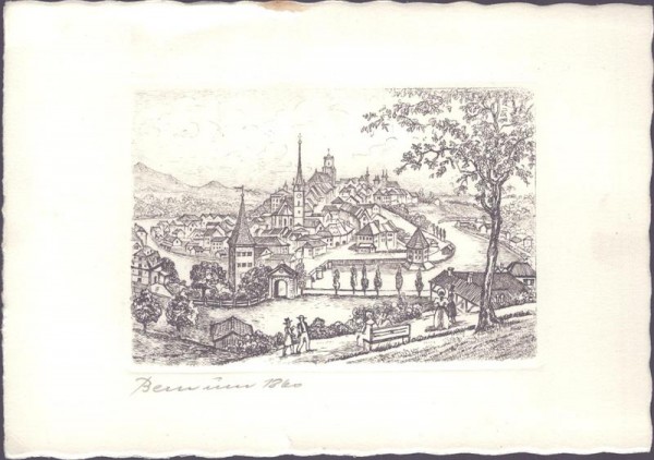 Bern um 1860 Vorderseite