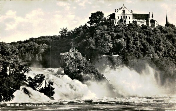 Rheinfall mit Schloss Laufen Vorderseite