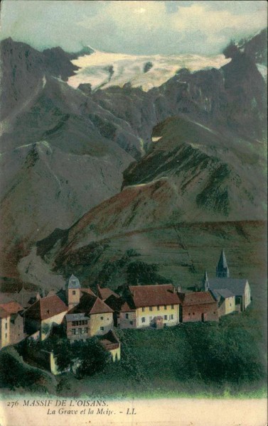 Massif de l'Oisans, La Grave et la Meije Vorderseite