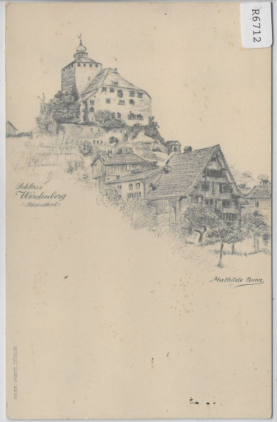 Schloss Werdenberg - Künstlerkarte Mathilde Bunn